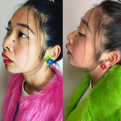 ポジティブフラワー（ピアス＆イヤリング）