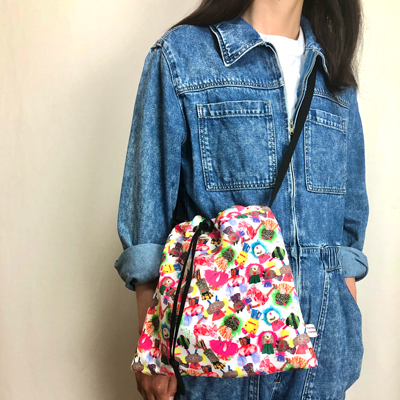 巾着サコッシュ